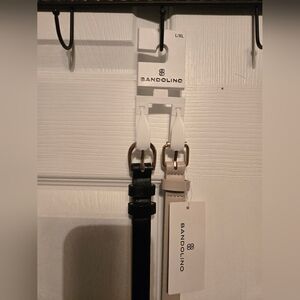 Bandolino Black and Cream Belts